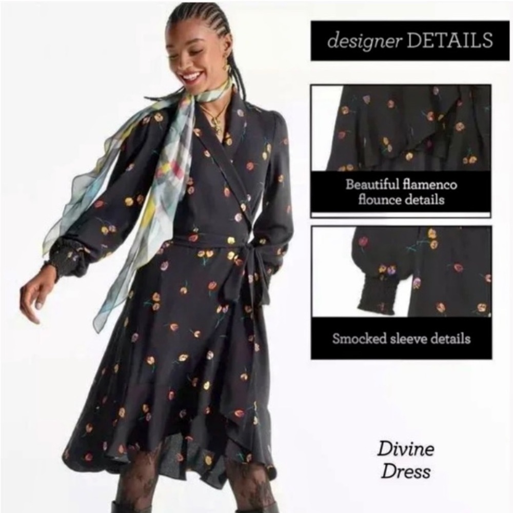 New without tags.  Never worn, brand new.  Cabi Divine wrap dress size M.